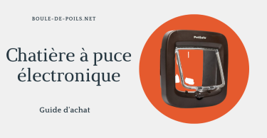 Chatière à puce électronique boule-de-poils