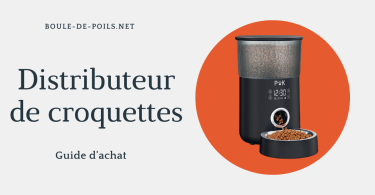 Distributeur de croquettes boule-de-poil