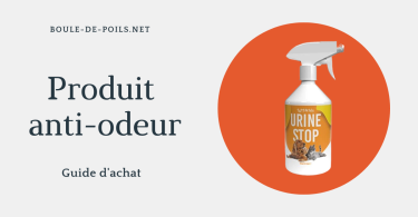 Produit anti-odeur boule-de-poil