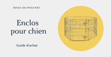 Enclos pour chien boule-de-poils