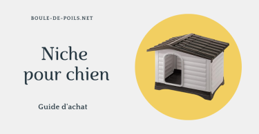 Niche pour chien boule-de-poils