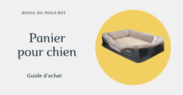 Panier pour chien boule-de-poils