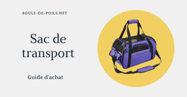 Sac de transport chien boule-de-poils